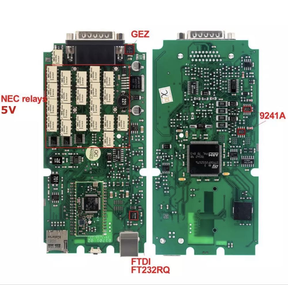 Tester/Diagnoza Multidiag+ Laptop Panasonic cu Delphi/Autocom 2021