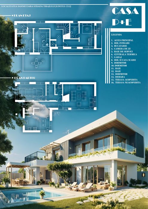 Vila Exclusiva cu Piscina si gradina,Ansamblu Premium certificat NZEB