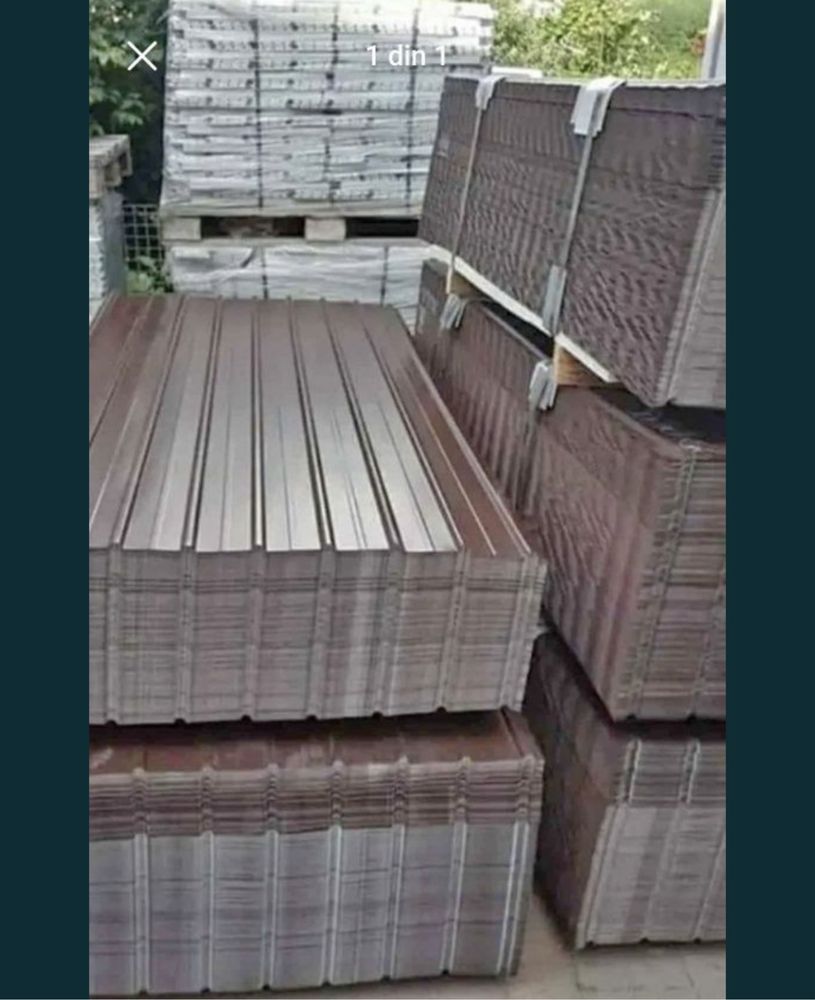 Tabla zinc si color