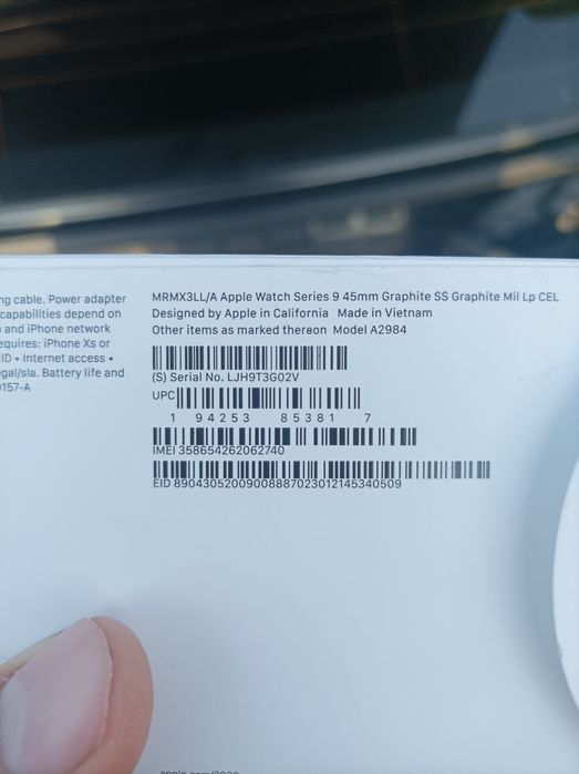 Apple watch 9 45 Milans  100%