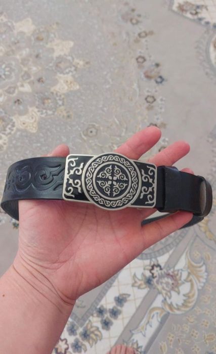 Кожаный Ремень Орнамент Ою