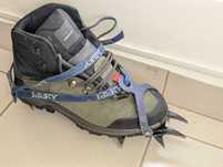 Coltari universali drumetie alpinism, gheata, 12 puncte, husa