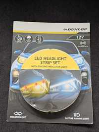 DUNLOP lumini zi LED auto faruri daylight si semnalizare curgatoare