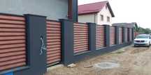 Garduri din panou stil jaluzele, sipca metalica, tabla, plasa