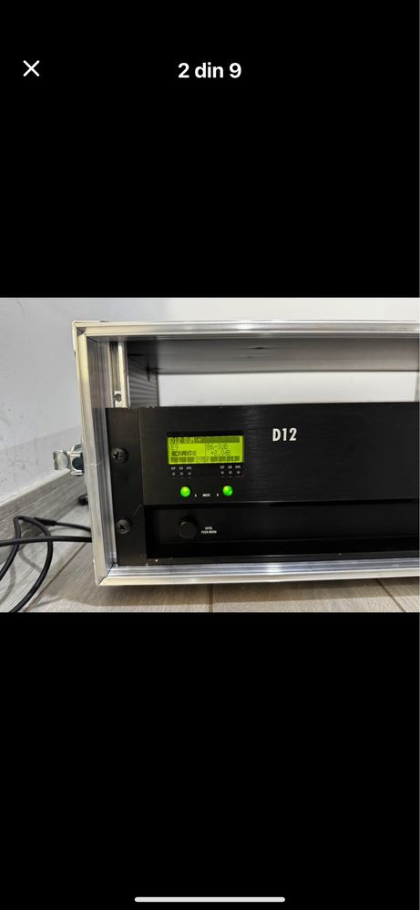 D&B D12 Audiotechnik cu rack case