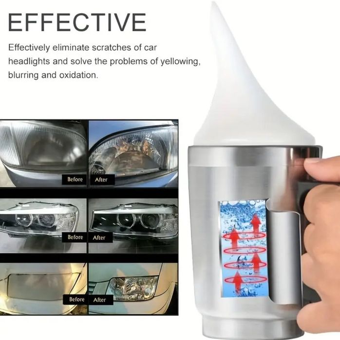 Комплект за химическо полиране на автомобилни фарове