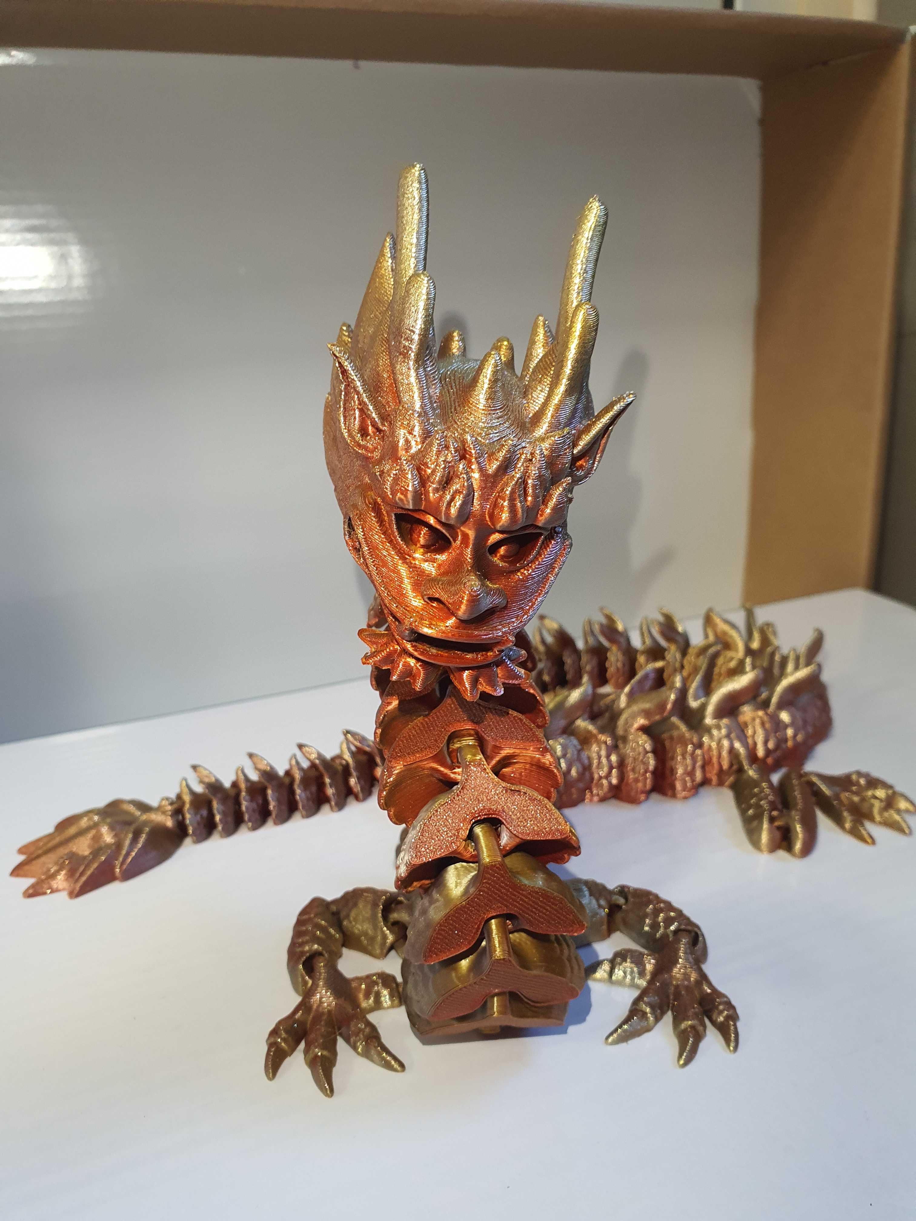 3d фигура Китайски дракон голям, изцяло движещ се , артикулиран