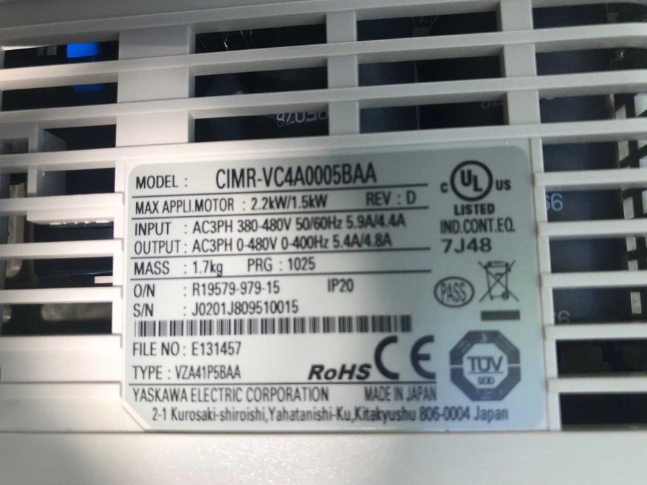 Честотен регуЧестотен регулатор (инвертор)OMRON- YASKAWA 2,2КW 400V