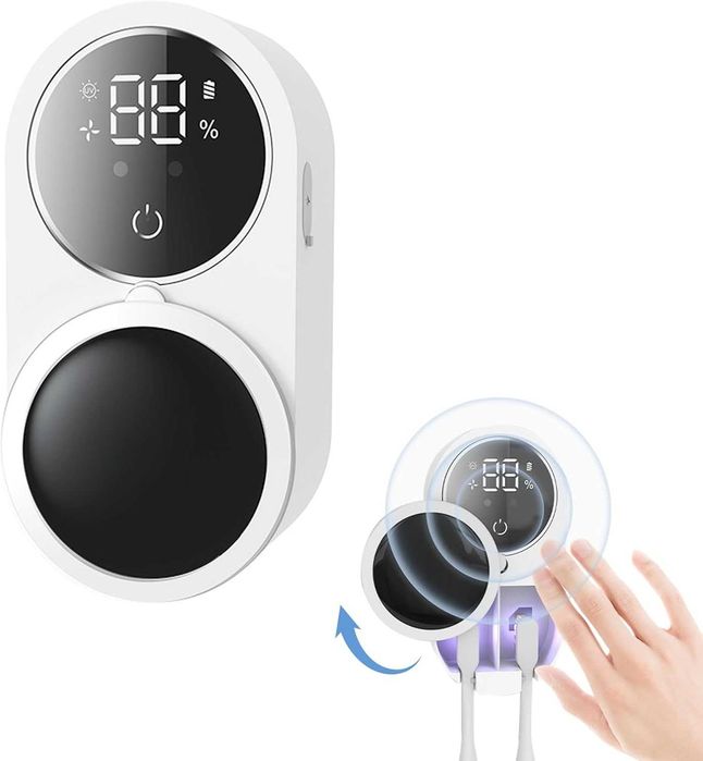 Преносим UV двоен стерилизатор за четки за зъби със сензор