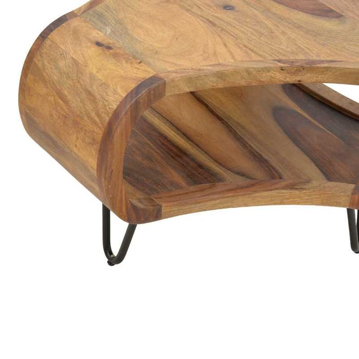 Маса, Merck, Орех, Дърво, Метал, 55х55х38см.