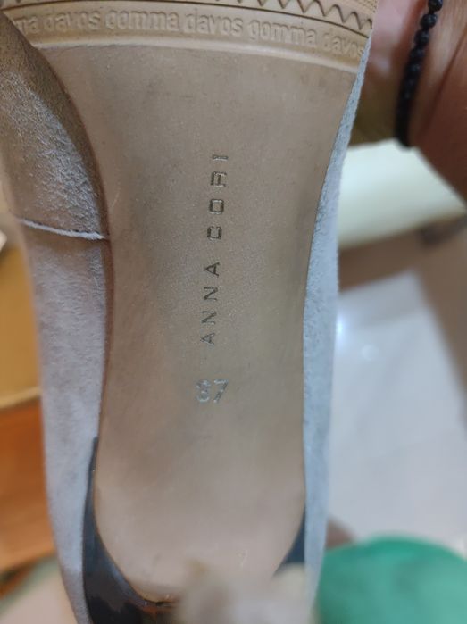 Pantofi din piele naturala gen "stiletto" ANA CORI