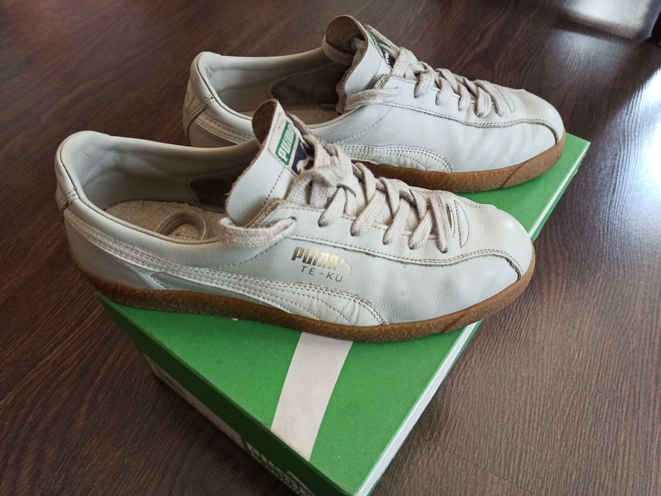 Маратонки puma от естествена кожа