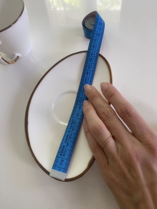 Комплект порцеланови чашка и чинийка