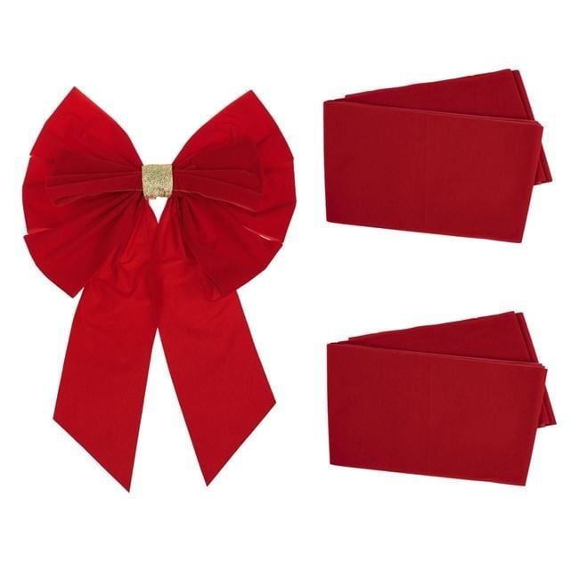 Коледна панделка за украса на врата-220 х 195 см./декорация за врата