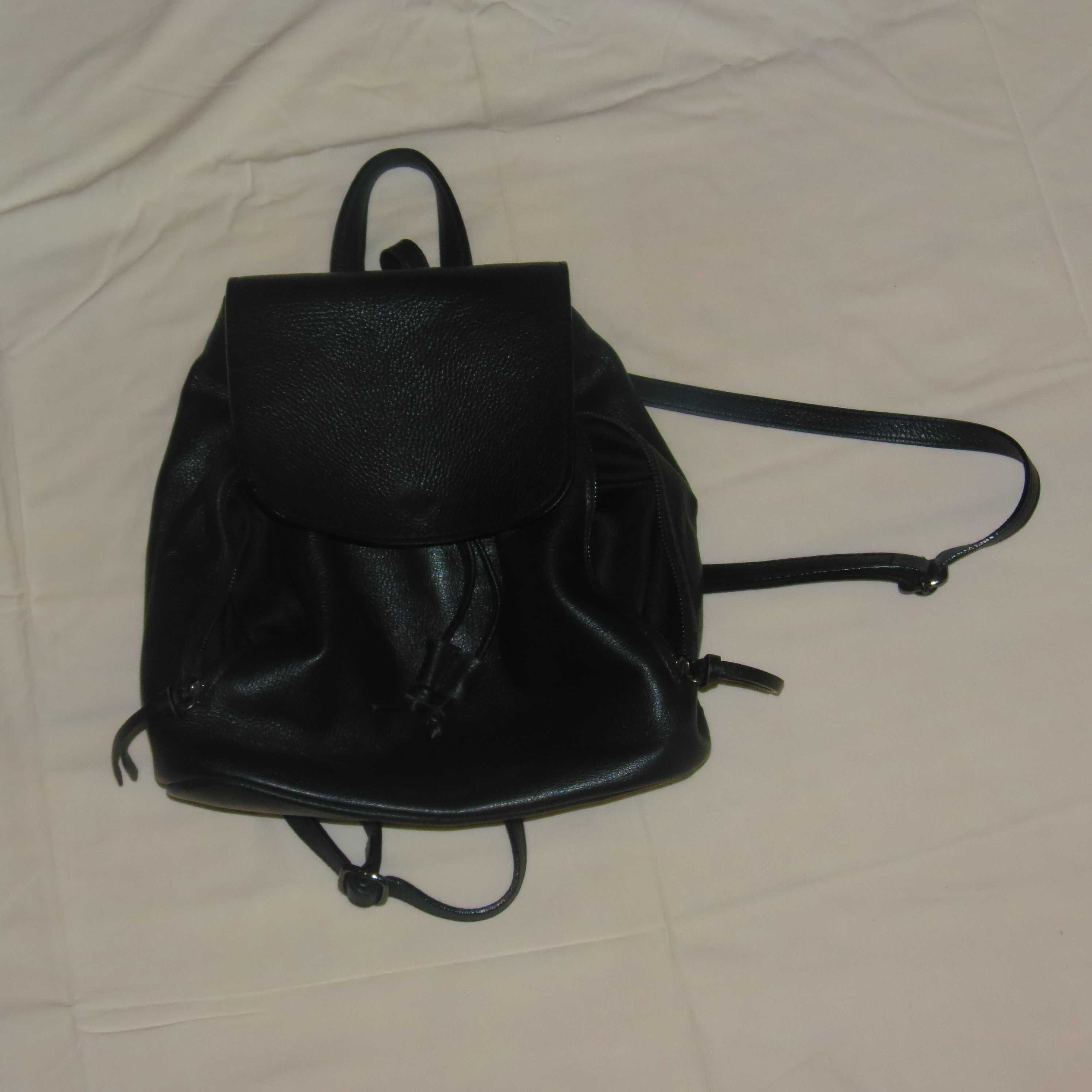 ghiozdan de firma, din piele, original