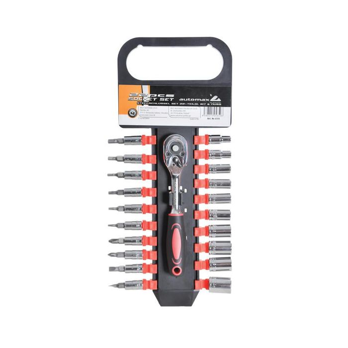 Trusa chei 22 piese clichet 1/4, tubulare si Torx, Automax