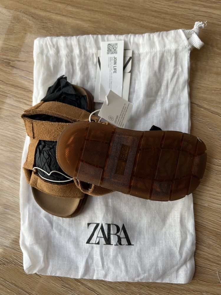Sandale Zara Kids Leather noi cu eticheta