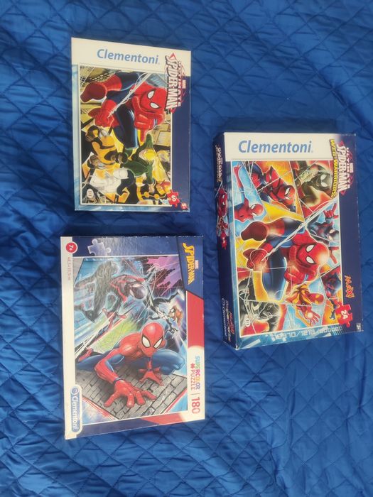 Комплект детски пъзели на Спайдърмен