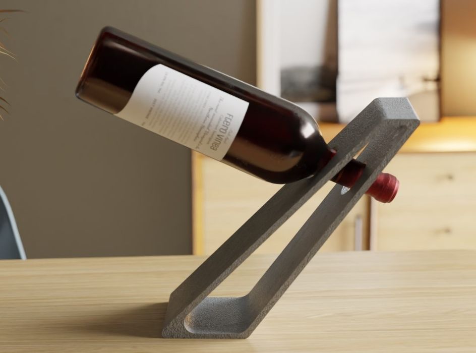 Suport sticlă de vin - printat 3d