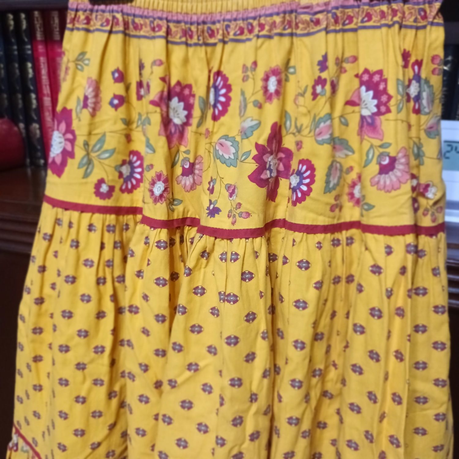 Fustă model Provence cu elastic în talie