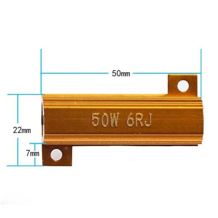Комплект товарно съпротивление 50W за H4 (9-16V)