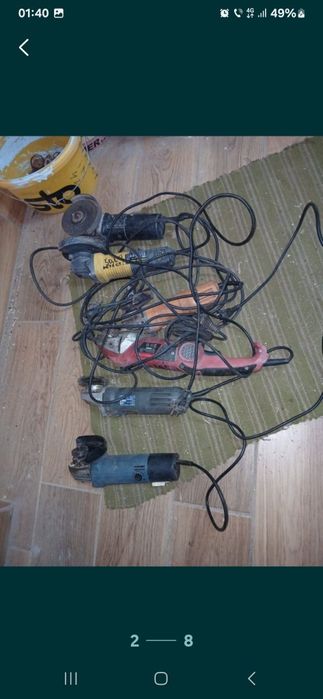 Polizor unghiular defect