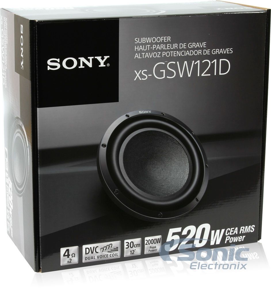 Sony xs-gs121d 520w-2000w 4+4Om