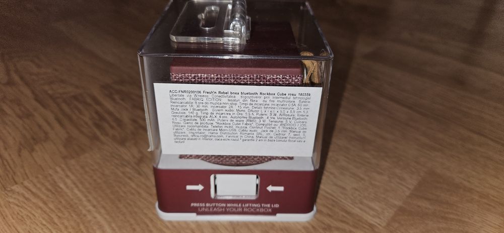 Boxa portabila Fresh'n Rebel Rockbox Cube