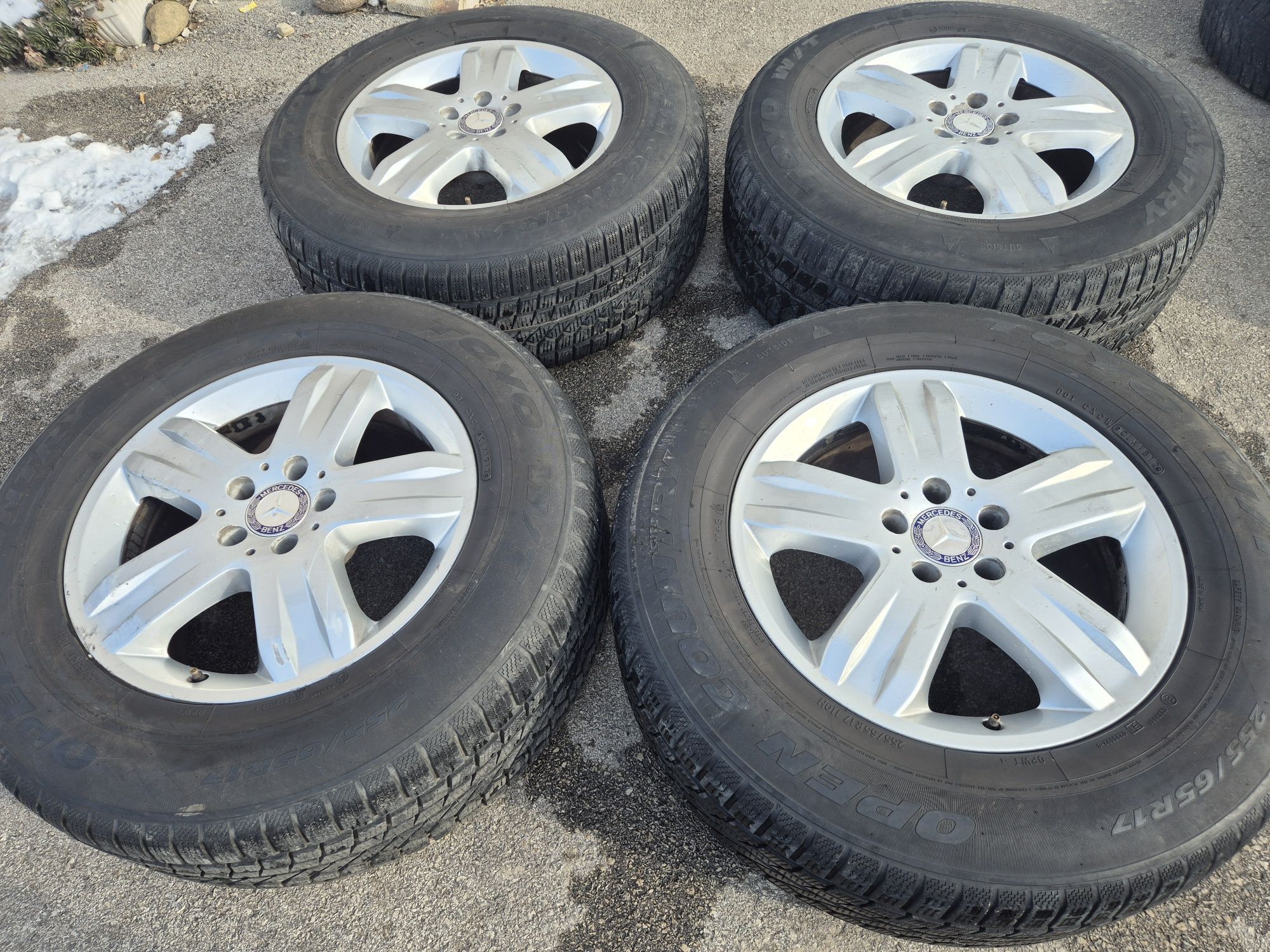 5х112/17 с гуми Мерцедес МЛ W163 W164 5х112/17 Mercedes ML
