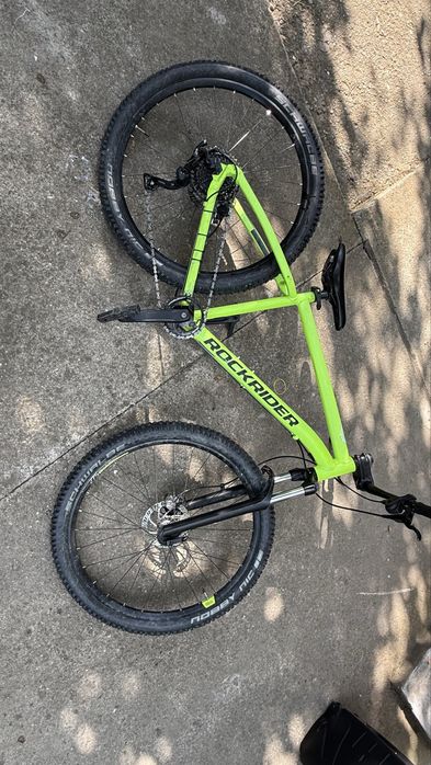 Bicicleta ROCKRIDER ST530 modificata