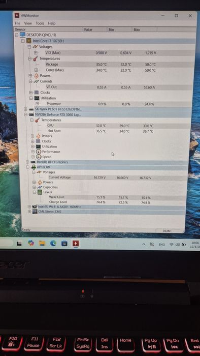 Gaming laptop Acer Nitro 5 AN515-55
