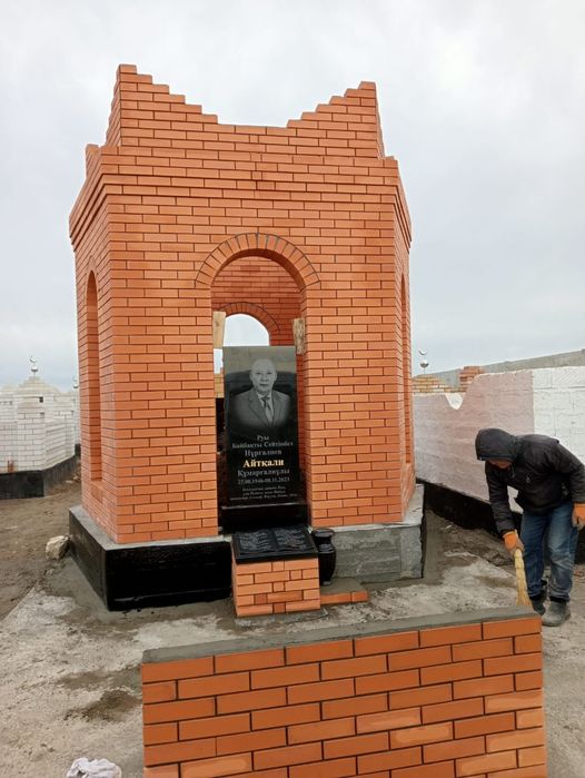Строительство мазар, Бейіт көтеру, фундамент кабыр казу