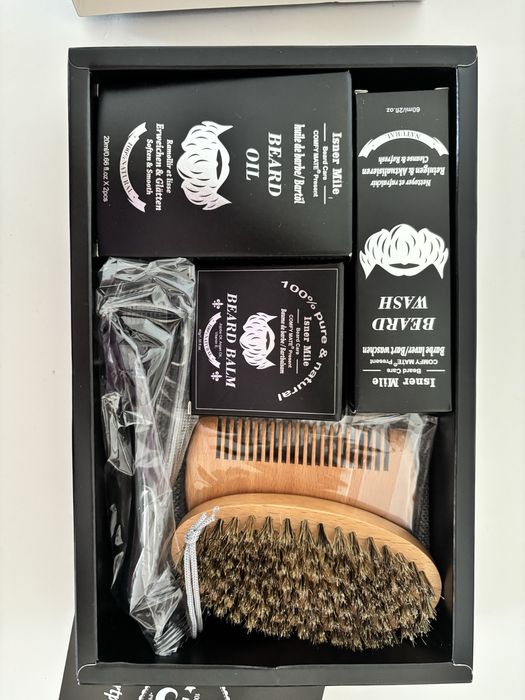 Set, kit de ingrijire barba 11 piese