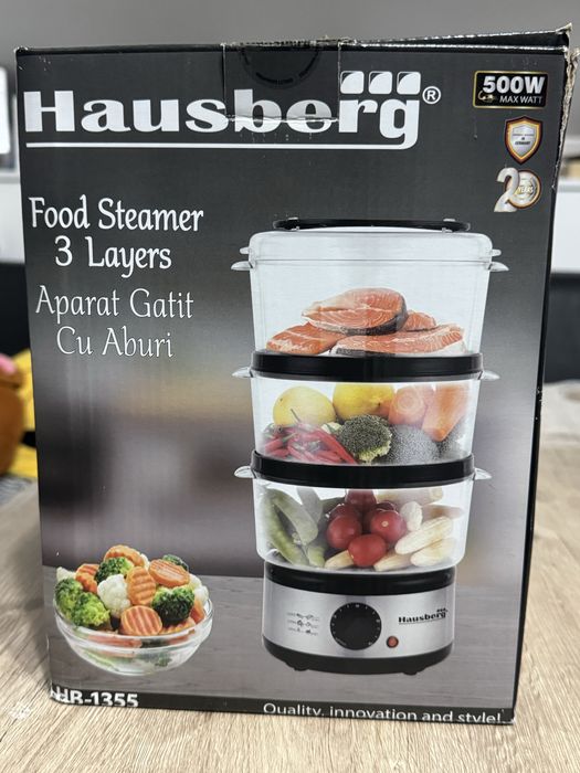 Aparat de gatit cu aburi Hausberg