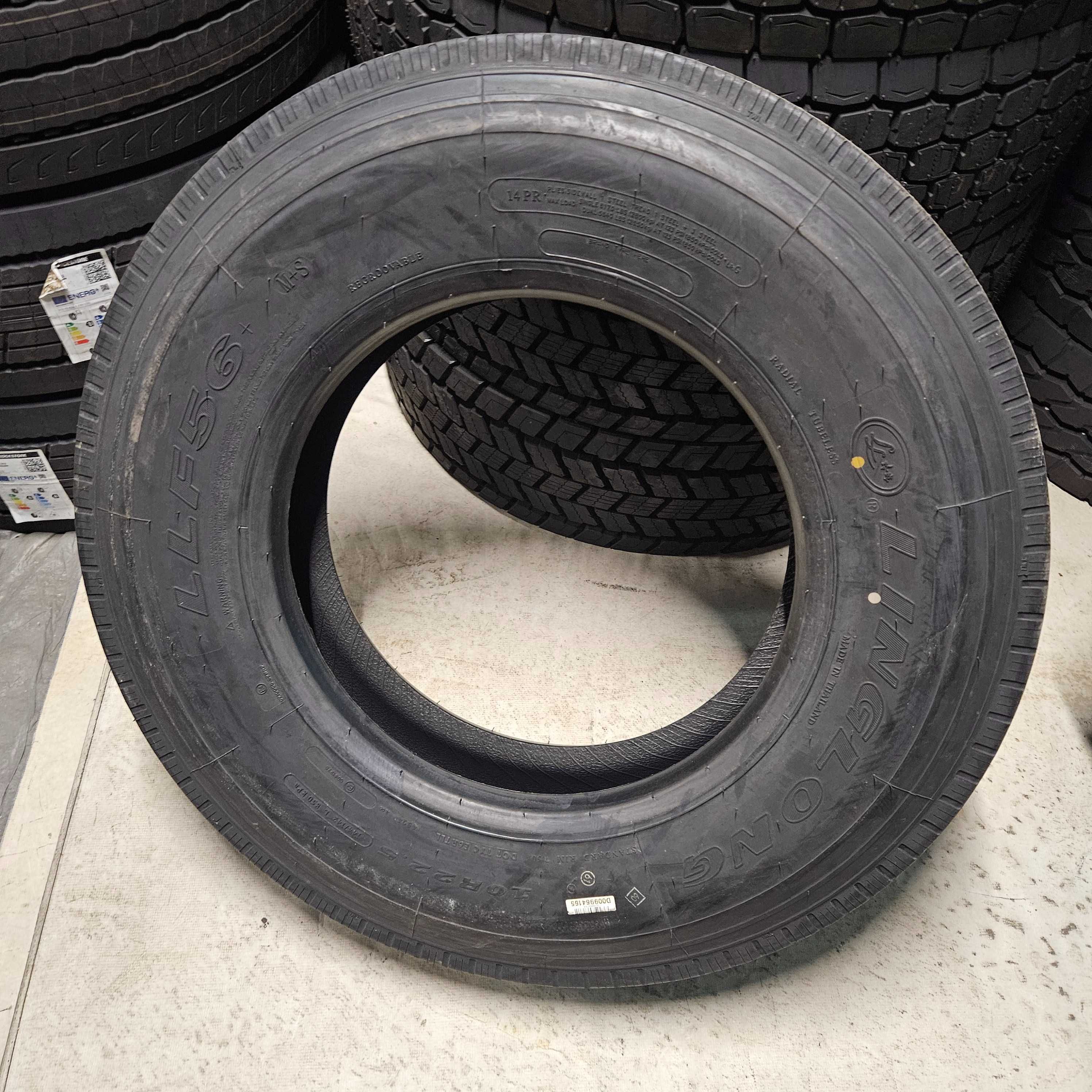 2 Нови тежкотоварни гуми 10R22.5 LingLong LLF56+ 144/142L Thailand
