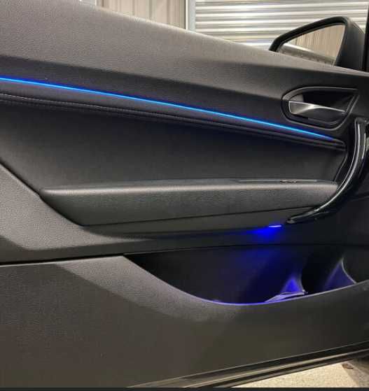 Kit lumini ambientale 18 in 1 acrilice bluetooth pentru Bmw