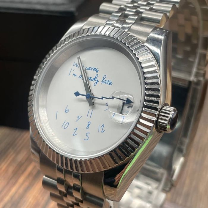 Ceas Seiko Datejust "Who cares I'm already late" Automatic