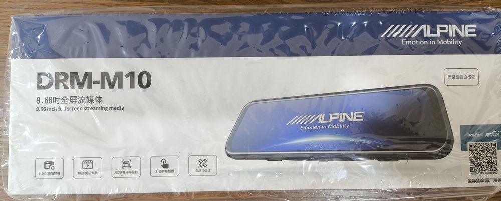 Видеорегистратор зеркало Alpine DRM-M10