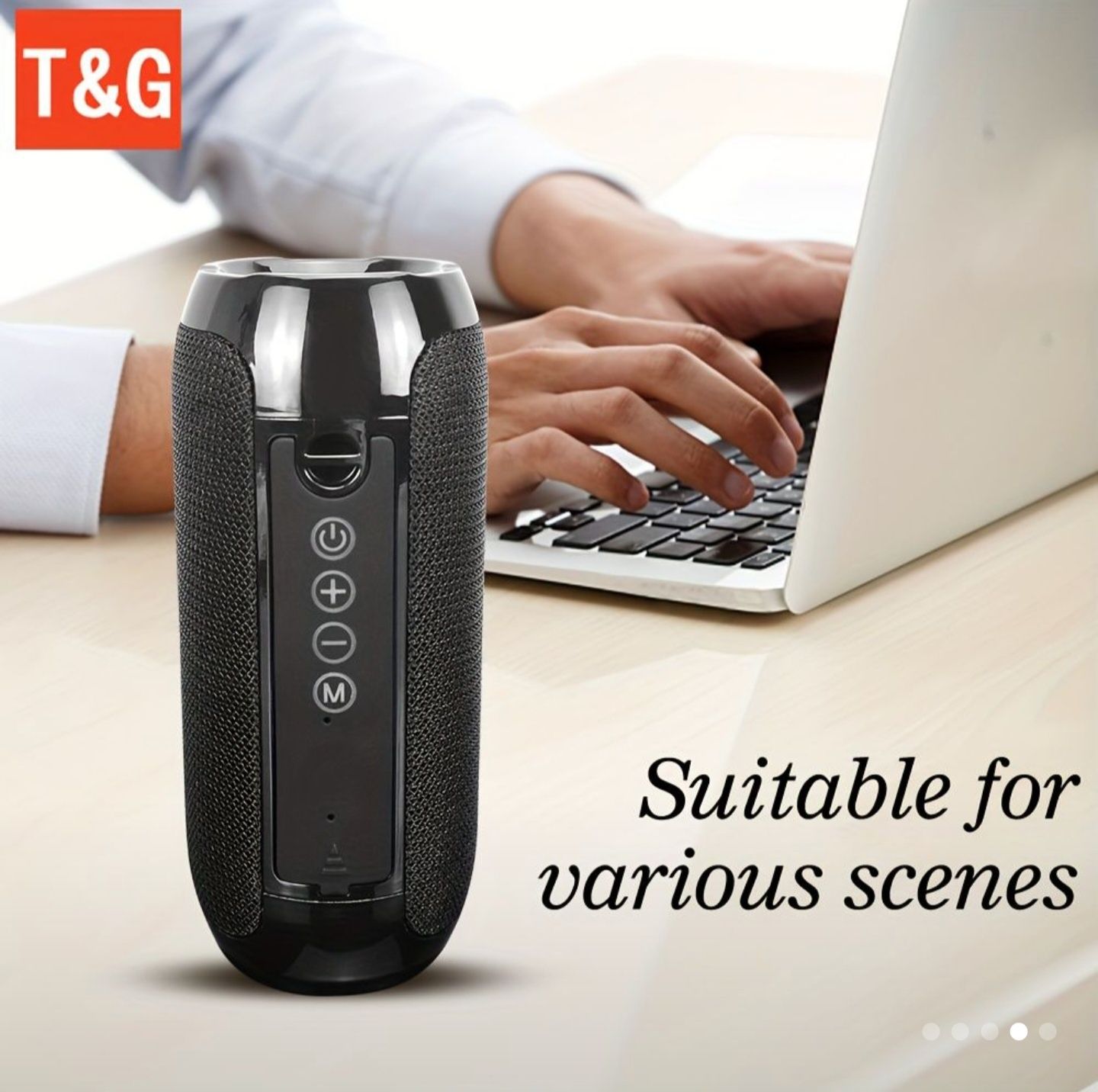 TG117 Портативна безжична wireless тонколонка HiFi стерео съраунд