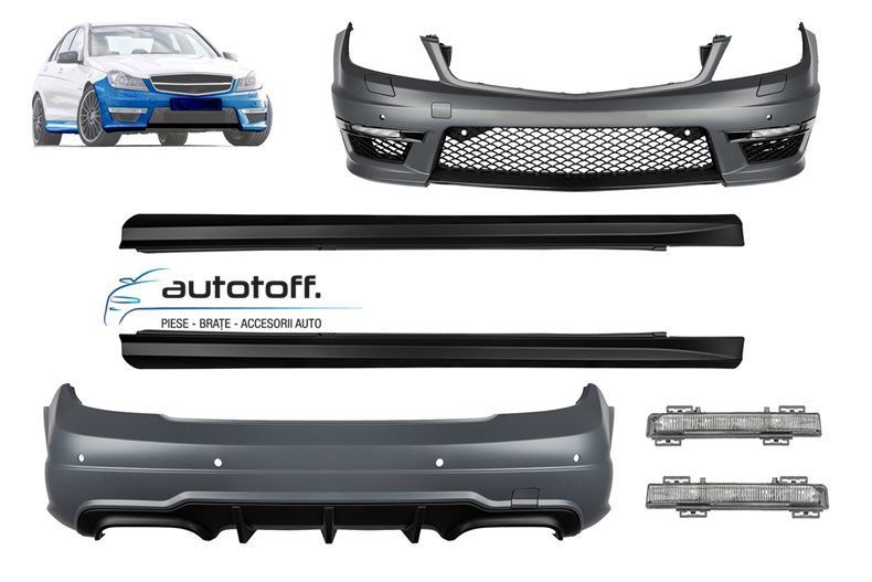 Pachet exterior Mercedes C-Class W204 Facelift (11-13) C63 Design