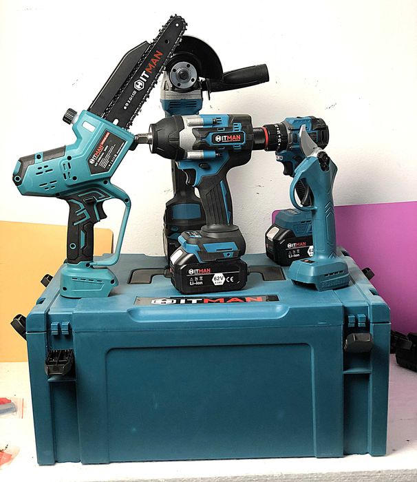 Set Scule Electrice Fara Fir Hitman 62V, 5 Piese