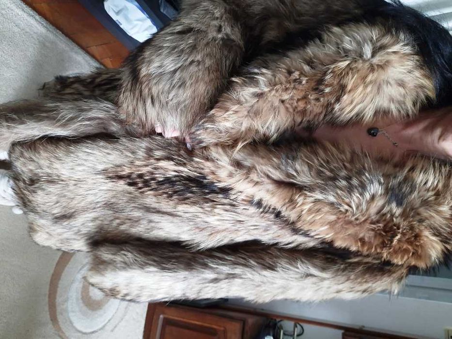 Haina blana naturala Lup par lung