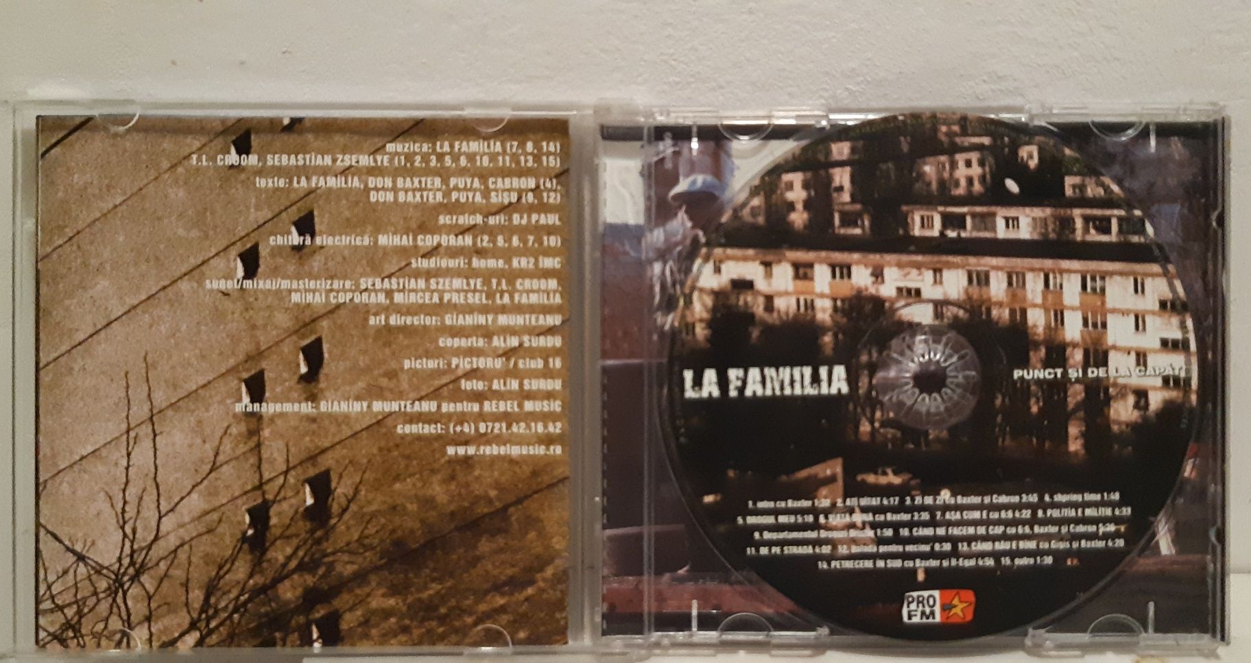 Album La Familia cd rap / hiphop