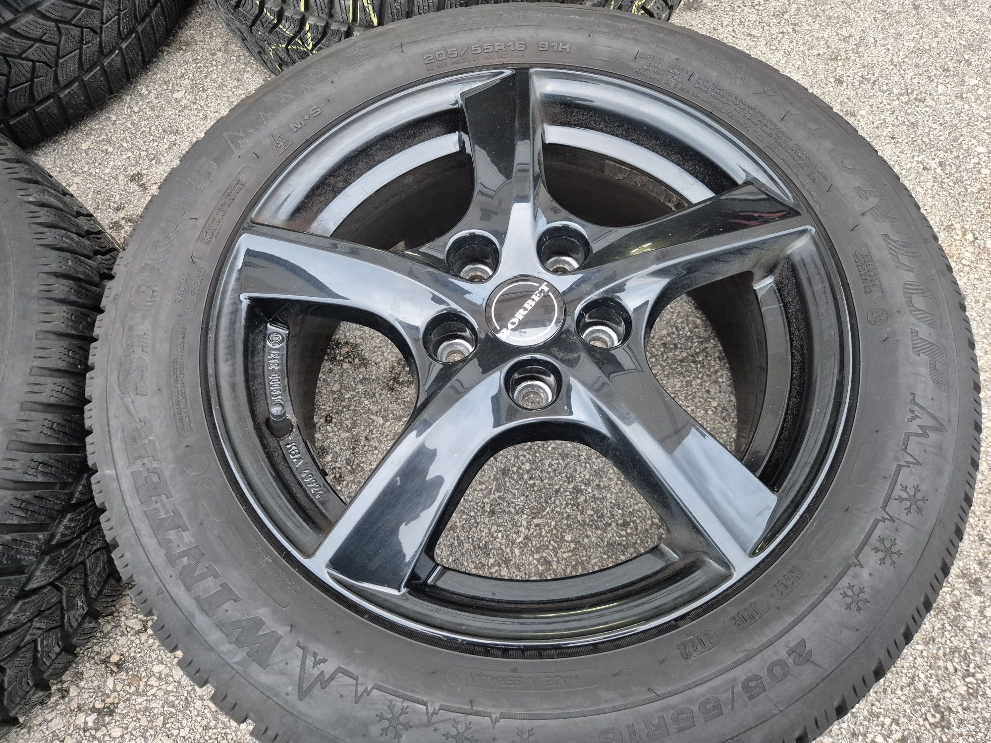 5х112/16 с гуми VW Audi Skoda Seat 5x112/16 Ауди Фолксваген Шкода Сеат
