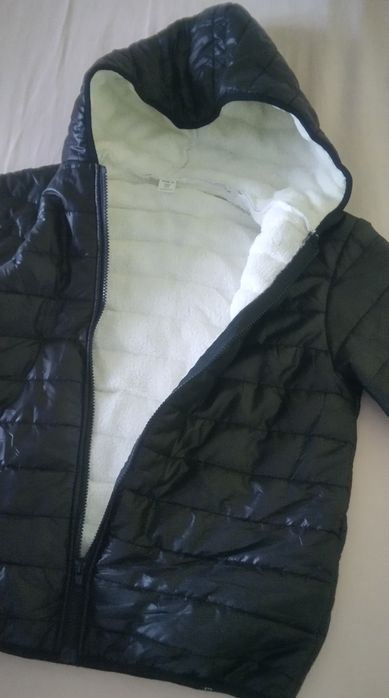 Shein geaca groasa neagră 12 ani
