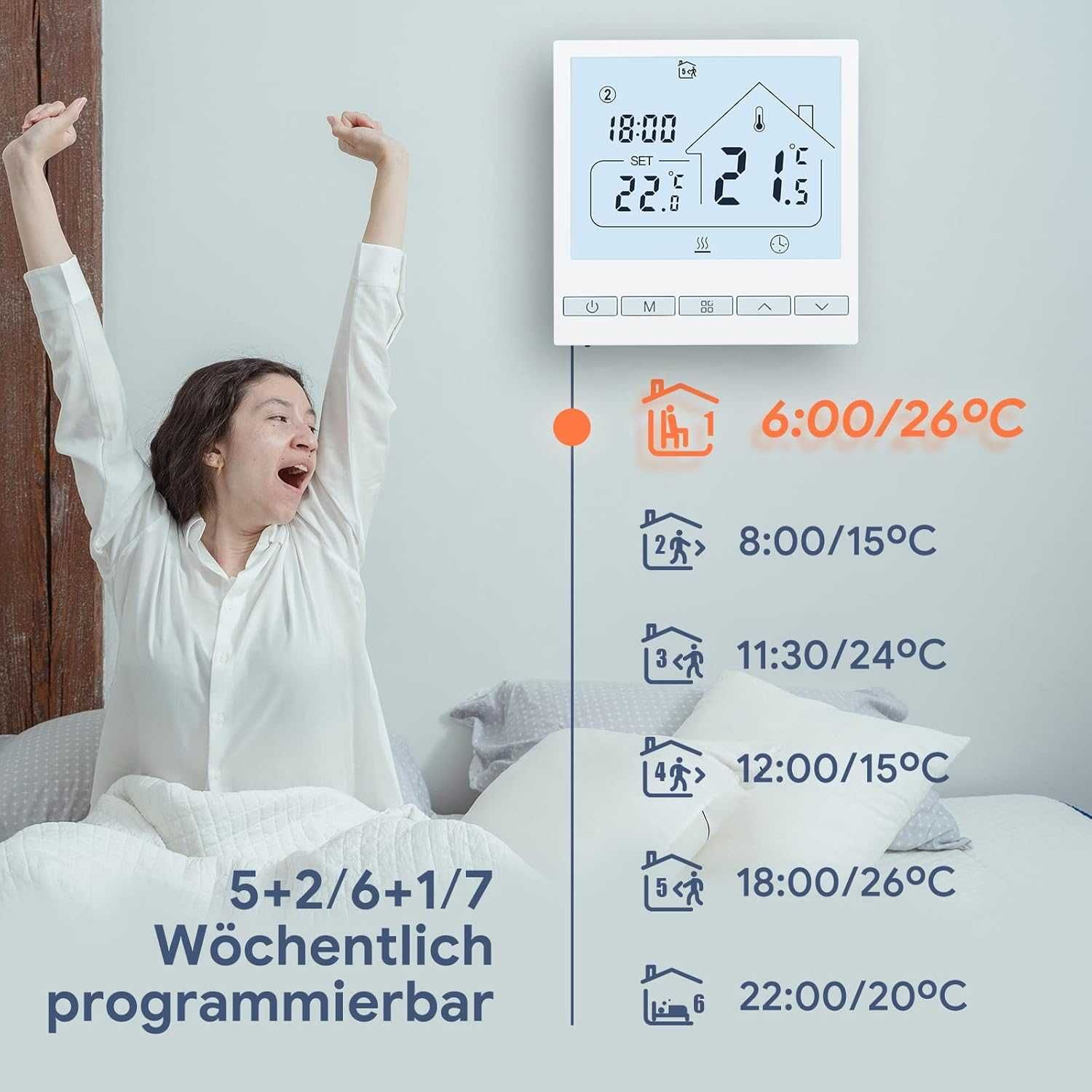 BeOk WiFi термостат 3А