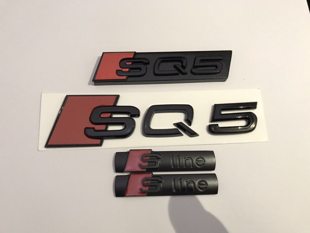 Set Embleme Audi Sq5 NEGRU