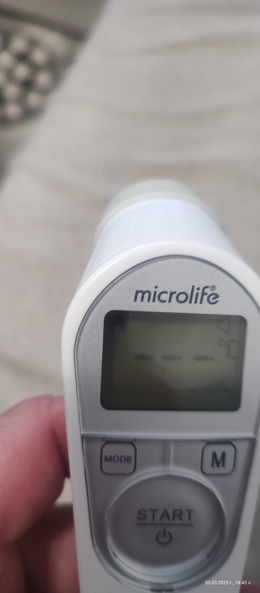 Безконтактен инфрачервен термометър Microlife