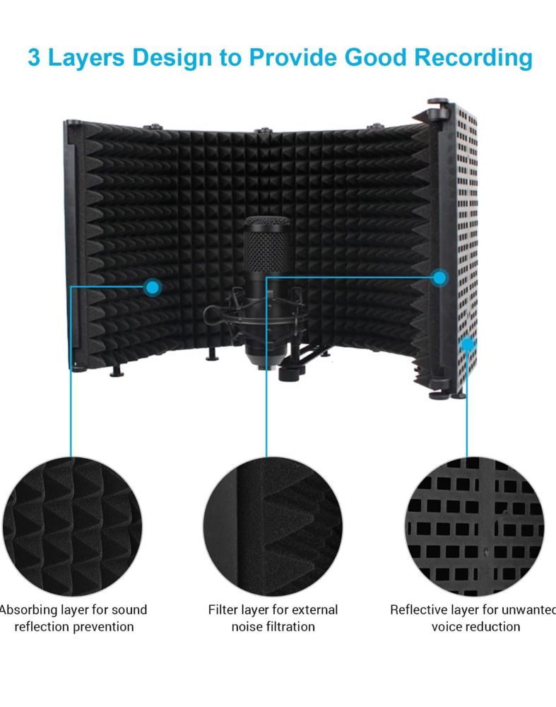 Нов Акустичен Щит за микрофон