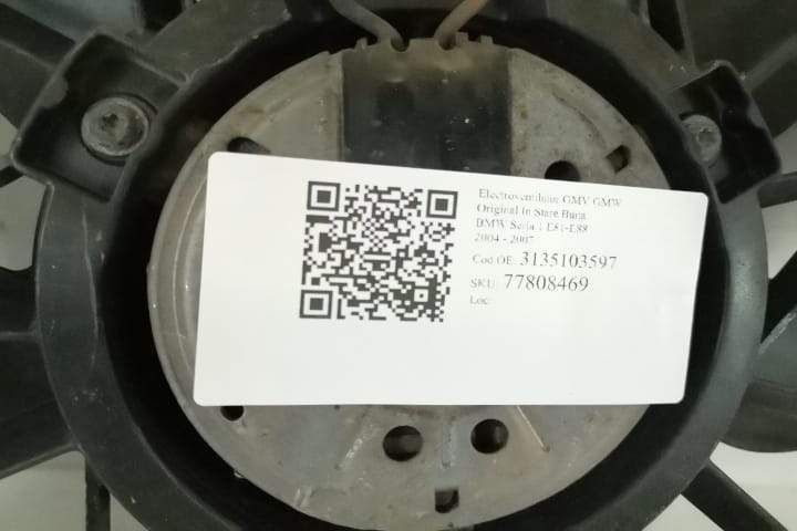 Electroventilator GMV GMW Original In Stare Buna BMW  Seria 1  E81-E88